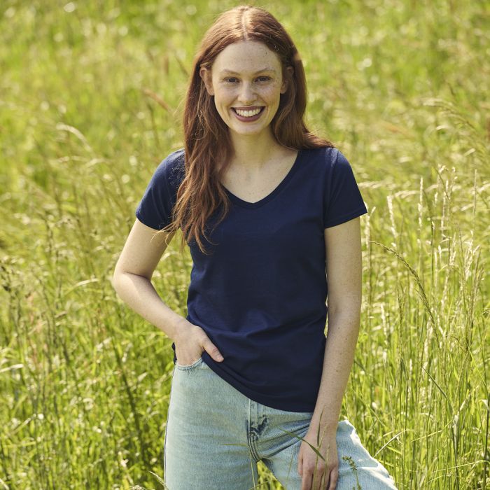 Camiseta Mujer Color Iconic V-Neck