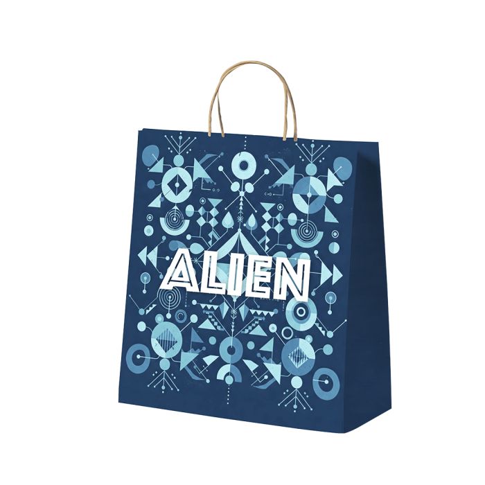 Bolsa Papel 100 g/m² Asas Torcidas 30 x 29 + 18 cm