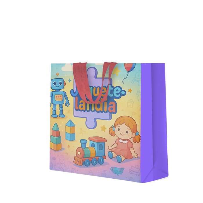 Bolsa Termosellada Laminada Non Woven 120g 45 x 40 + 20 cm Fuelle Completo