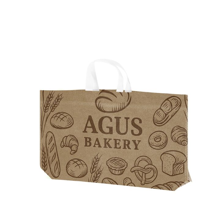 Bolsa Termosellada Laminada Non Woven 120g 17 x 40 + 10 cm Fuelle En Base