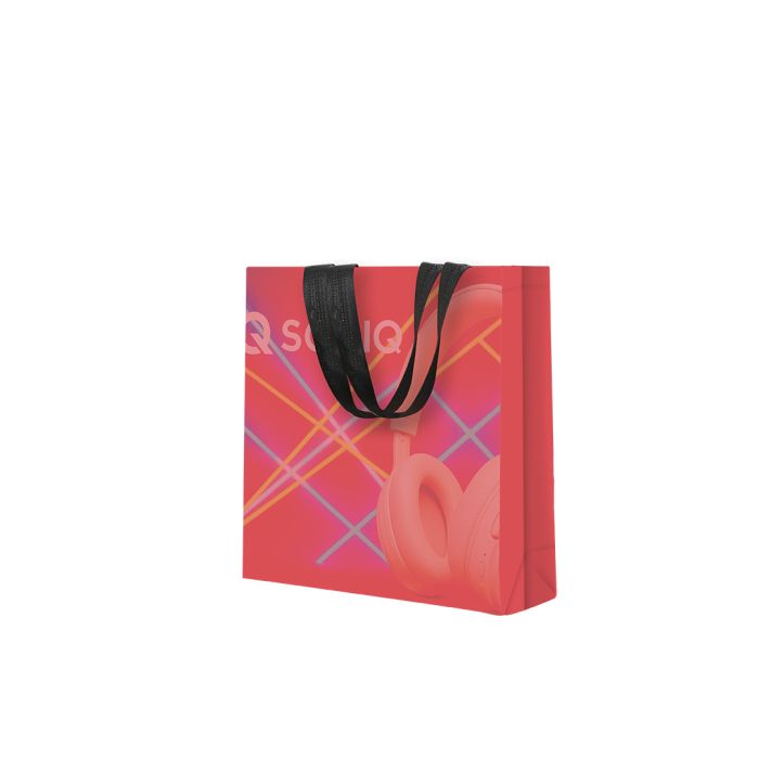 Bolsa Termosellada Laminada RPET Non Woven 100g 30 x 30 + 10 cm Fuelle Completo