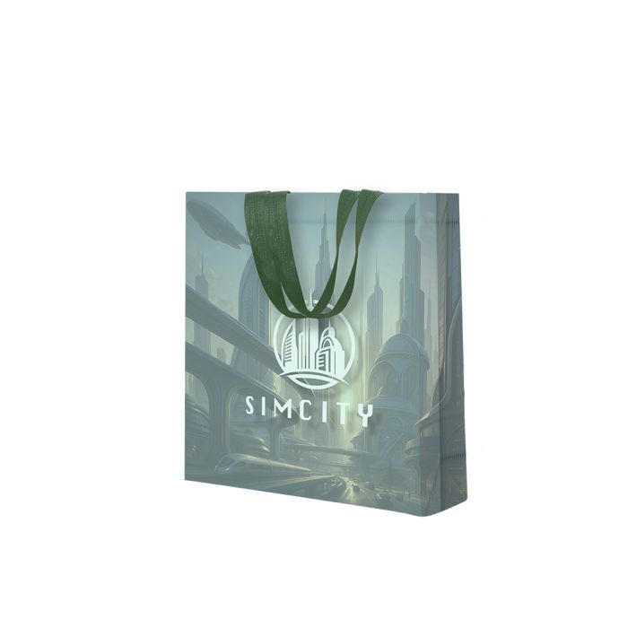 Bolsa Termosellada Laminada RPET Non Woven 100g 37 x 30 + 20 cm Fuelle Completo