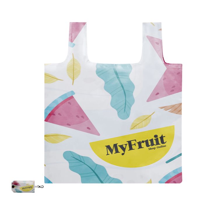 Bolsa Plegable Con Funda 40 x 38 cm Poliéster