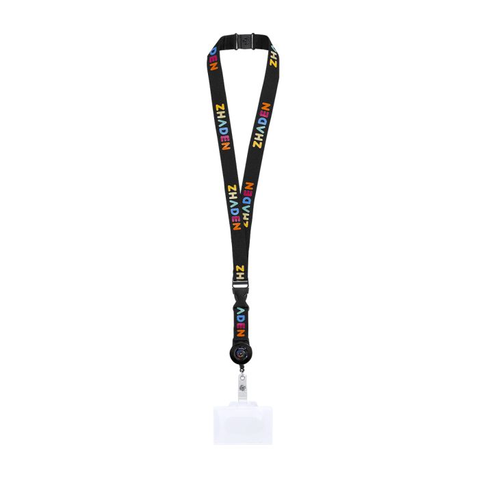 Lanyard Poliéster Plano Serigrafía Con Mosquetón