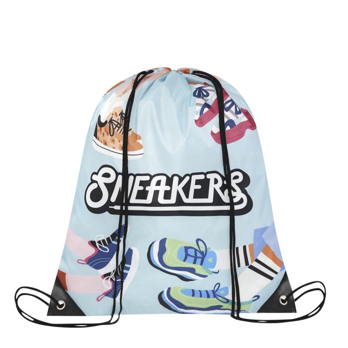 Mochila Cuerdas Poliéster Estándar 210D. Tamaño 34 x 42 cm