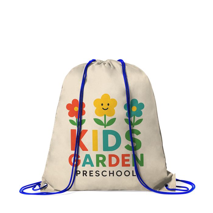 Mochila Cuerdas Poliéster Premium 420D. Tamaño Niño 27 x 32 cm