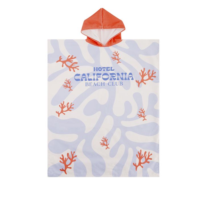 Poncho Toalla Adulto. 50% Poliéster + 50% Algodón 300 g/m²