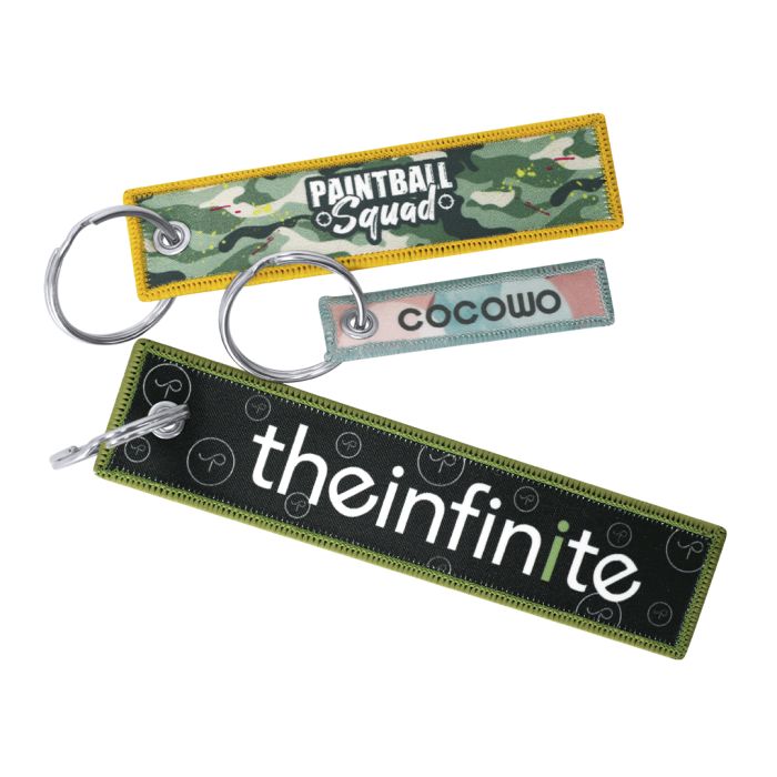 Llavero Tela. Sublimación Rectangular