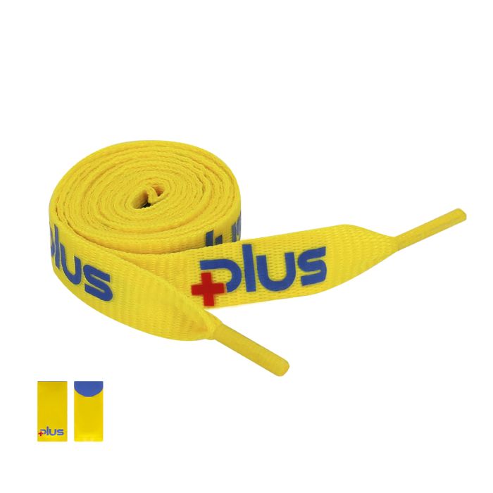 Par de Cordones Serigrafía. Poliéster. 125 cm