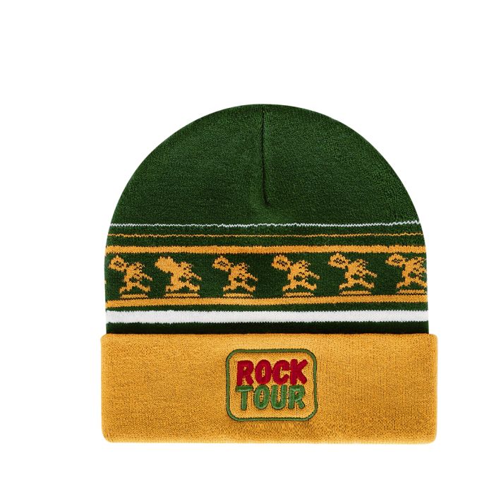 Gorro Beanie Acrílico / Elastano Jacquard Dobladillo 2 Capas
