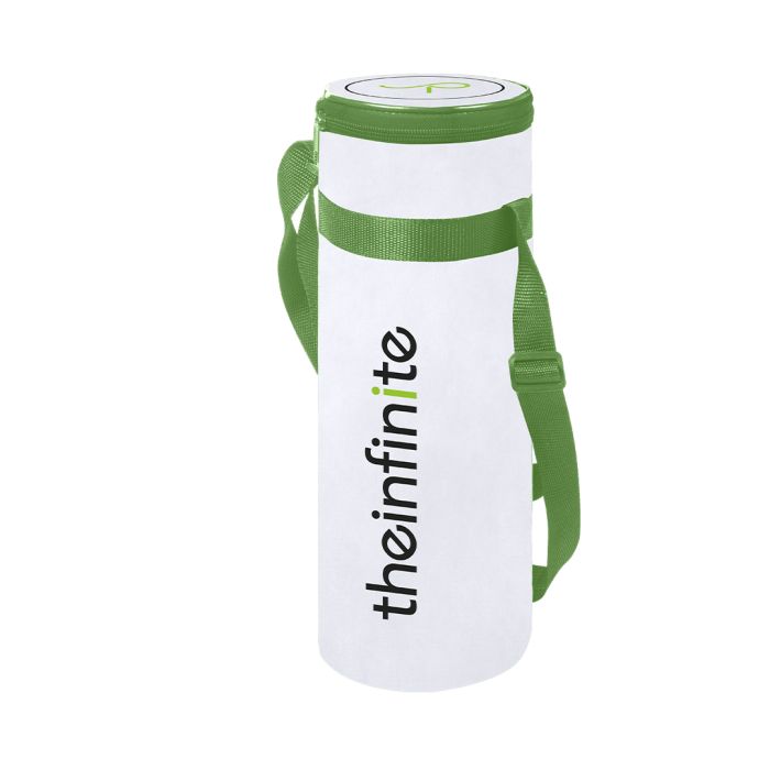 Nevera Botella 300D + Aluminio + Espuma. 35 cm x 11 cm diam